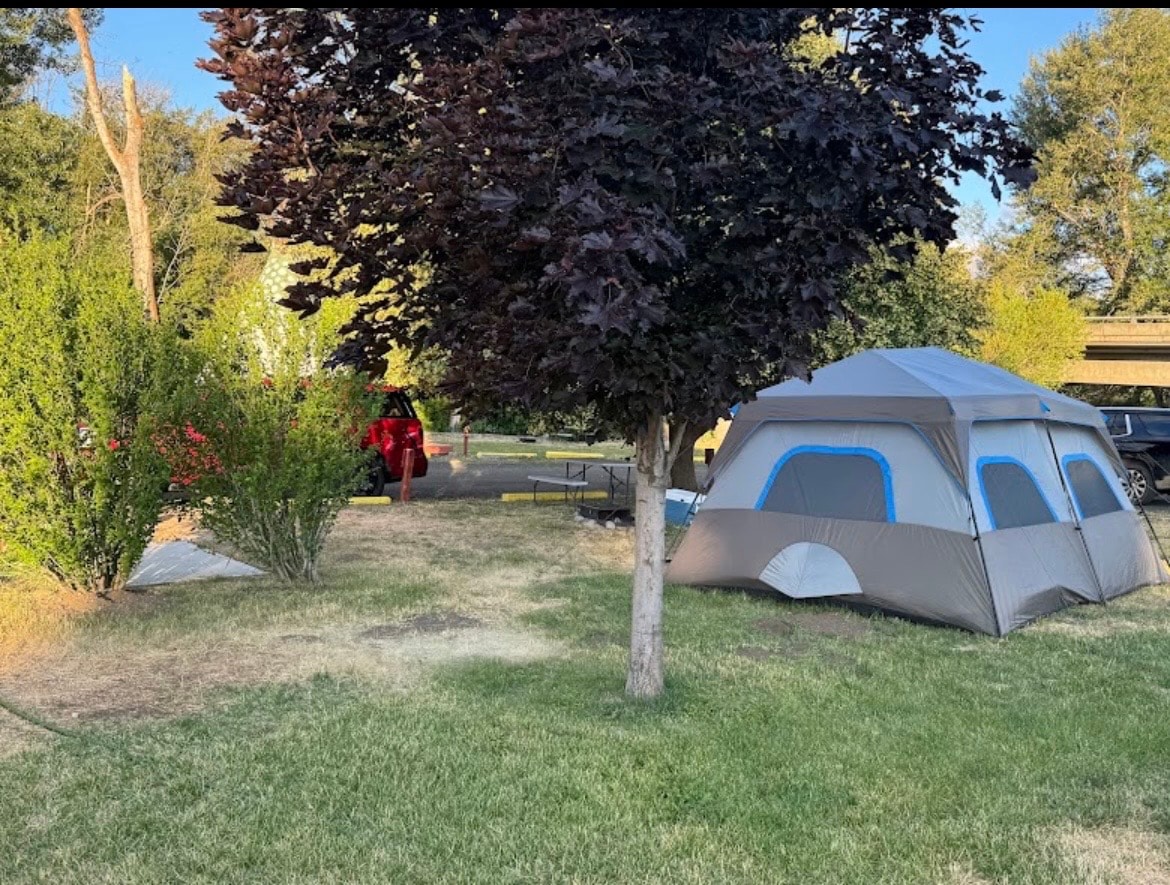 Tent camping sites