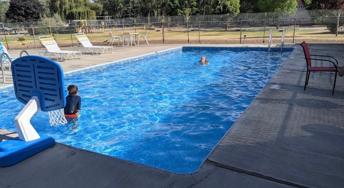 Resort swimming pool